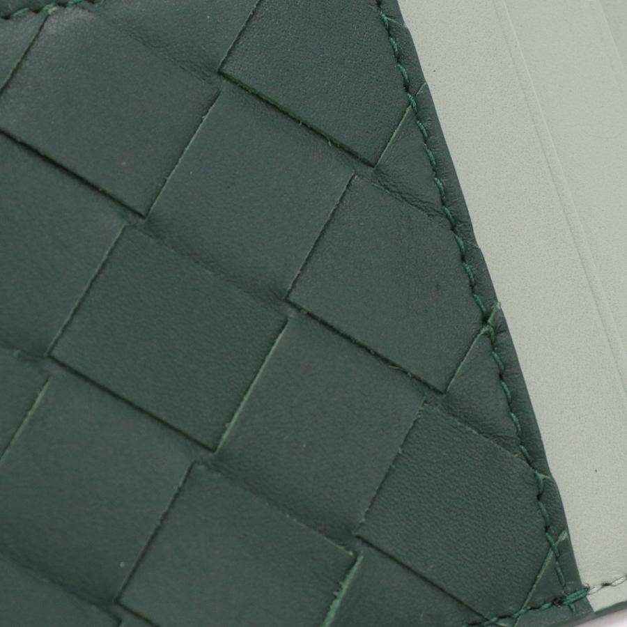 ボッテガ・ヴェネタ BOTTEGA VENETA 小銭入れ コインケース ブランド679802 VCPQA 3072グリーン系の画像