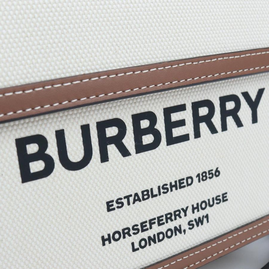 バーバリー BURBERRY トートバッグ ブランド ショルダー 2way 8039361 A1395 NATURAL-MALT BROWN ホワイト系 ブラウン系の画像