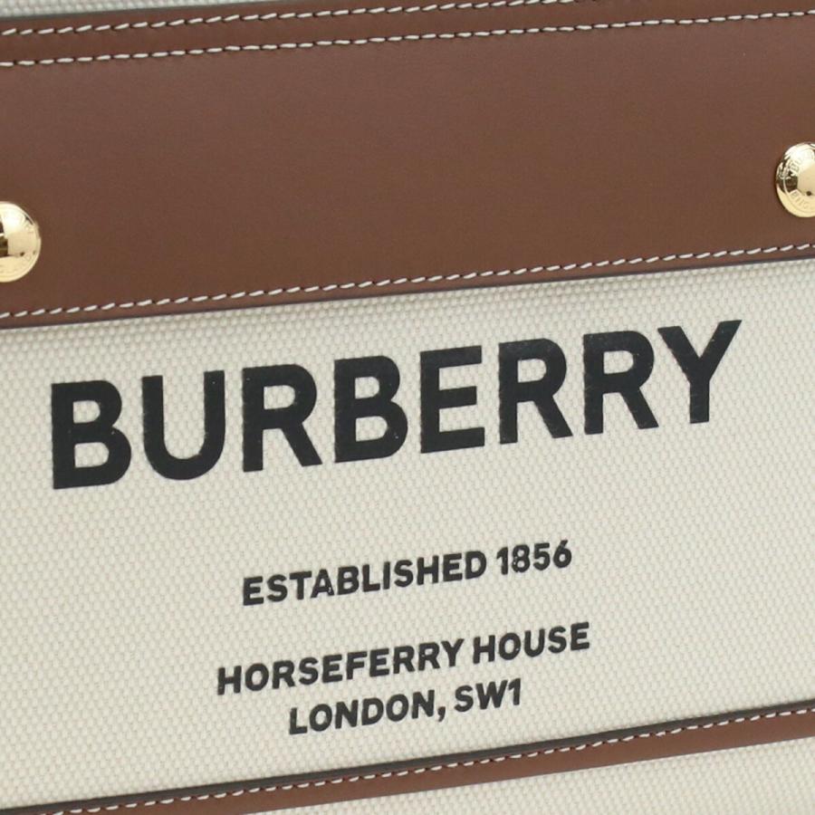 バーバリー BURBERRY トートバッグ ブランド 通勤 通学 8044138 A1395 NATURAL-TAN ホワイト系 ブラウン系の画像