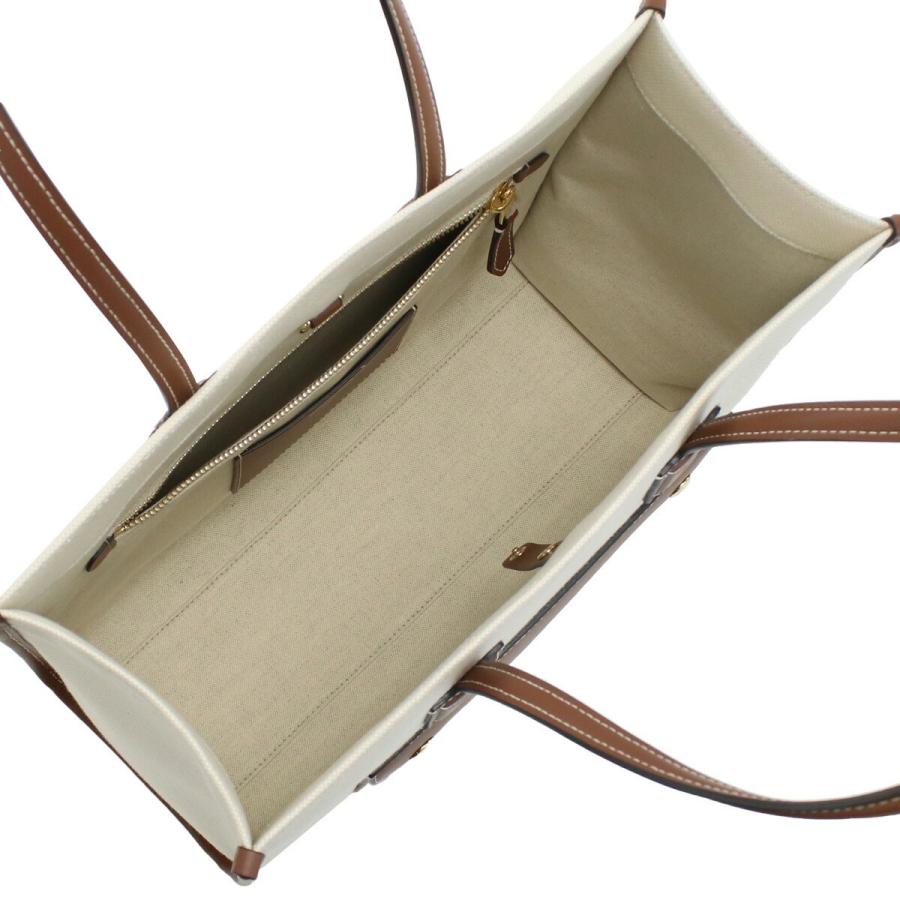バーバリー BURBERRY トートバッグ ブランド 通勤 通学 8044138 A1395 NATURAL-TAN ホワイト系 ブラウン系の画像
