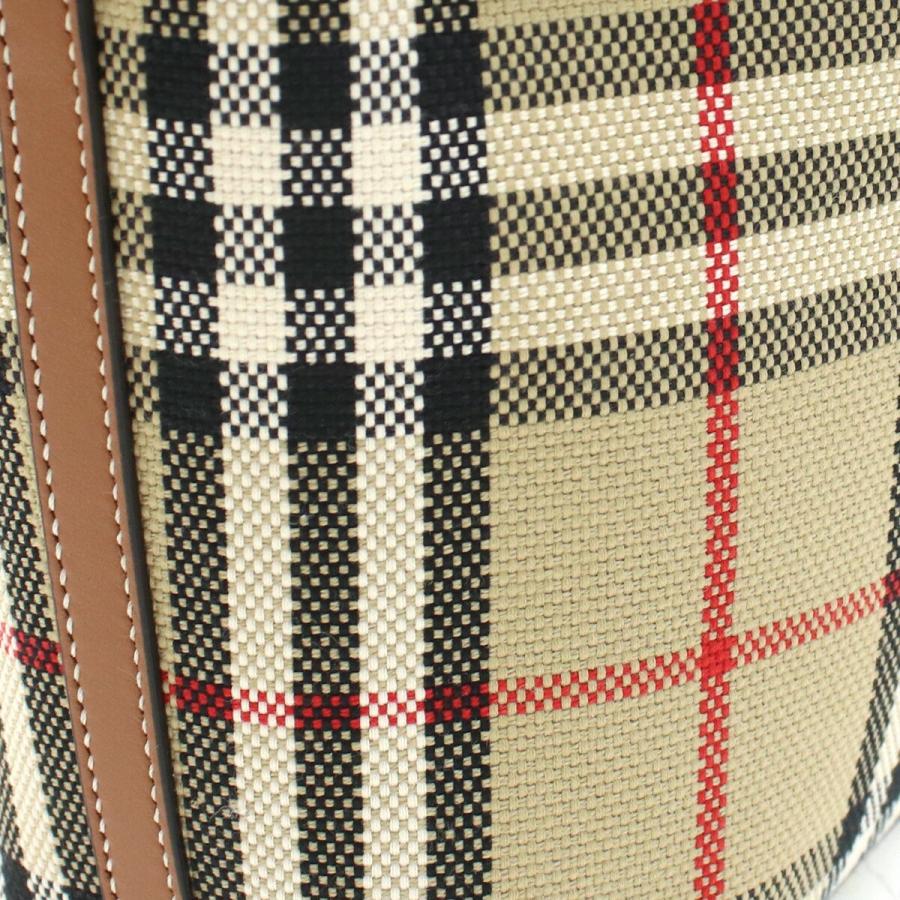 バーバリー BURBERRY ミニロンドン トートバッグ 8070461 A7026 VINTAGE CHCK-A.BEIGE ベージュ系 ２Wayバックの画像