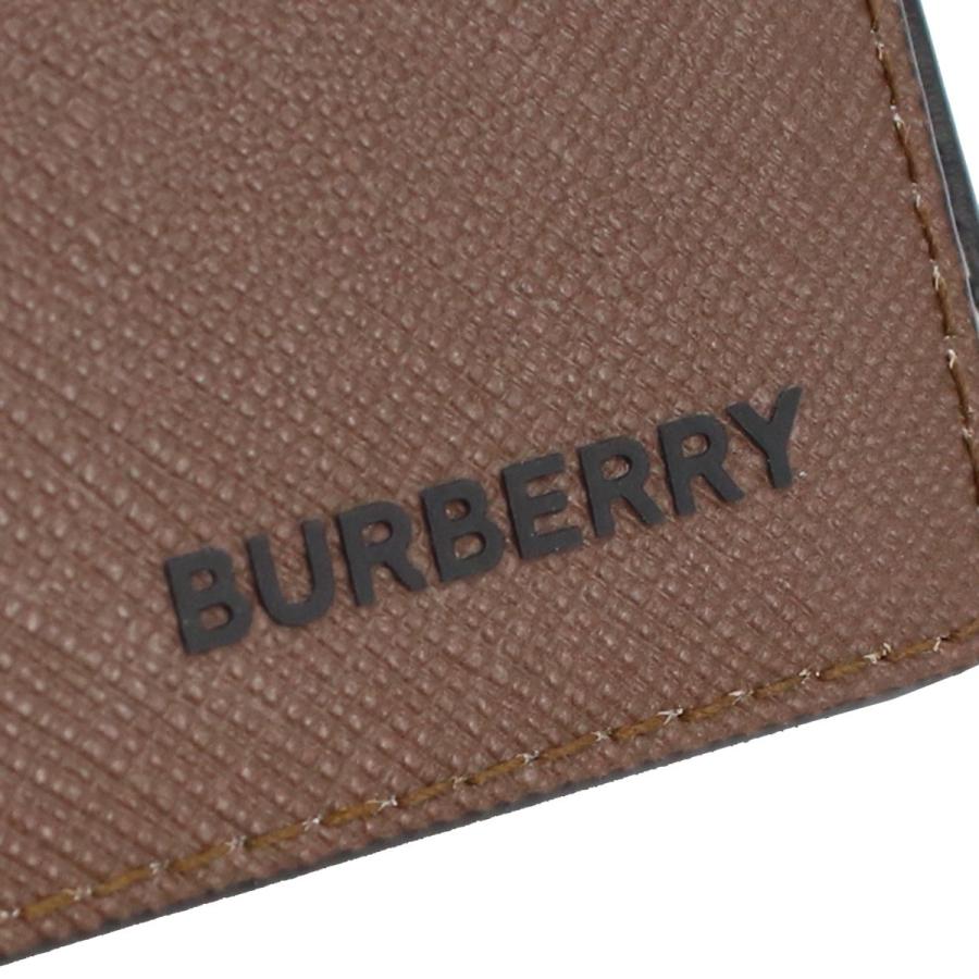 バーバリー BURBERRY 2つ折り長財布 小銭入れ付き ブランド8052803 A8900 ジャイアントチェックDARK BIRCH BROWN ブラウン系 マルチカラー メンズの画像