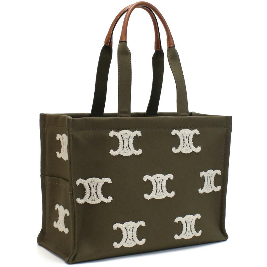 CELINE セリーヌ トートバッグ トリオンフ 19676 2EG9 15KZ レディース カーキ CELINE（セリーヌ） トートバッグ トリオンフ 通勤 通学 19676 2EG9