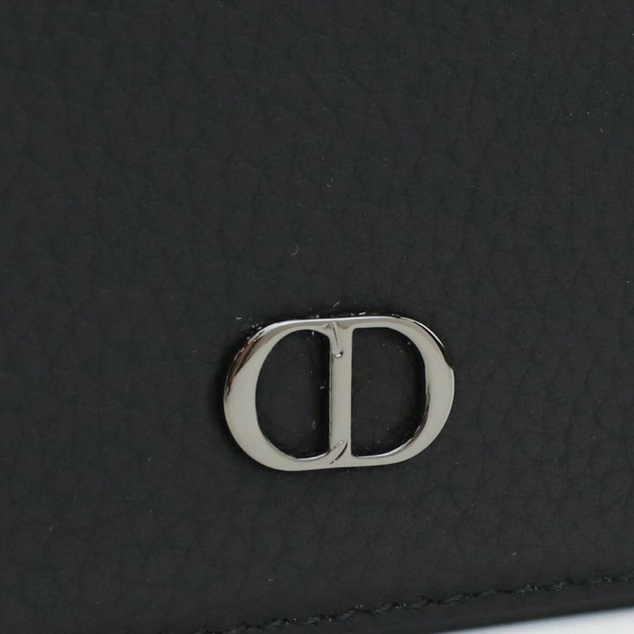 ディオール Christian Dior 名刺入れ ブランド 2ESCH136 CDI H00N ブラック メンズの画像