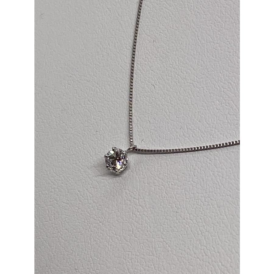 新品 PT850 ダイヤモンド ペンダント 0.302ct VS1 GOOD 中央宝石