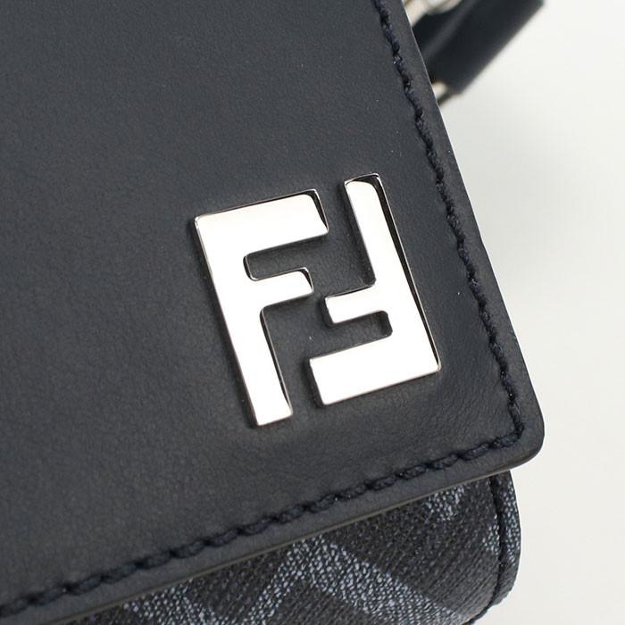 FENDI フェンディ 斜め掛け ショルダーバッグ 7M0363 ASIC F1O97 メンズ ブルーの画像