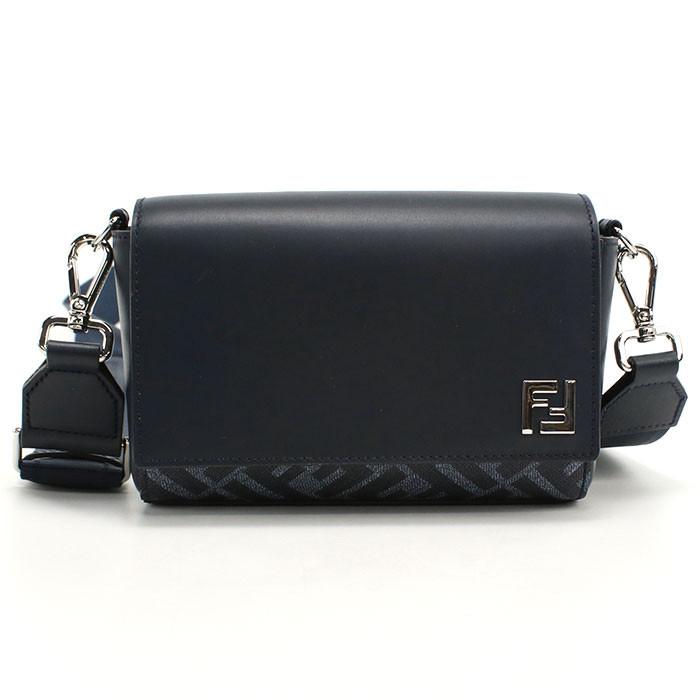 FENDI フェンディ 斜め掛け ショルダーバッグ 7M0363 ASIC F1O97 メンズ ブルーの画像