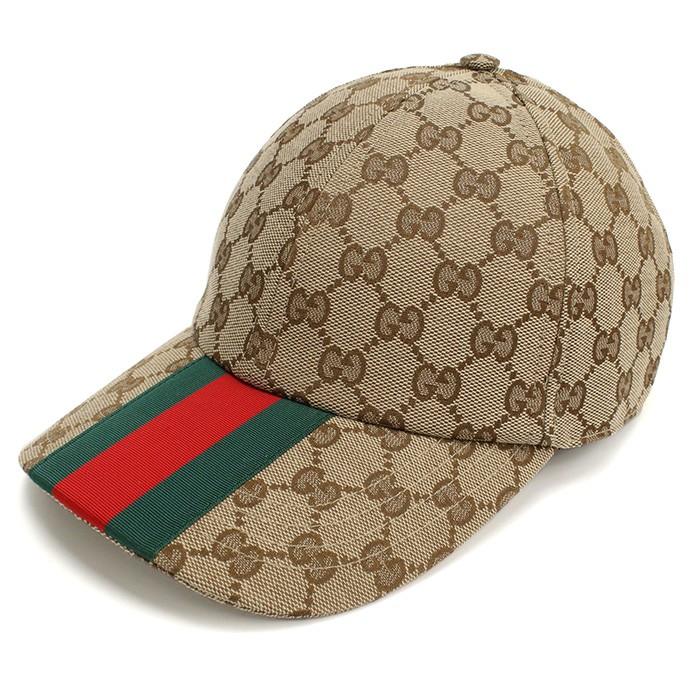 グッチ GUCCI メンズ オリジナル GG ベースボールキャップ 789016 4HBA8 9784ベージュ系の画像