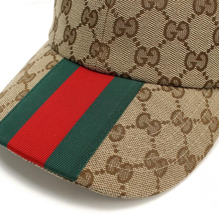 グッチ GUCCI メンズ オリジナル GG ベースボールキャップ 789016 4HBA8 9784ベージュ系の画像