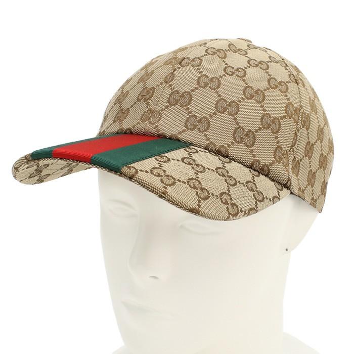 グッチ GUCCI メンズ オリジナル GG ベースボールキャップ 789016 4HBA8 9784ベージュ系の画像