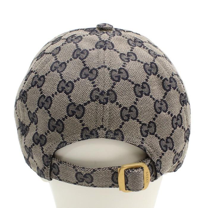 グッチ GUCCI メンズ オリジナル GG ベースボールキャップ789016 4HBA8 4084ブルー系 ベージュ系の画像
