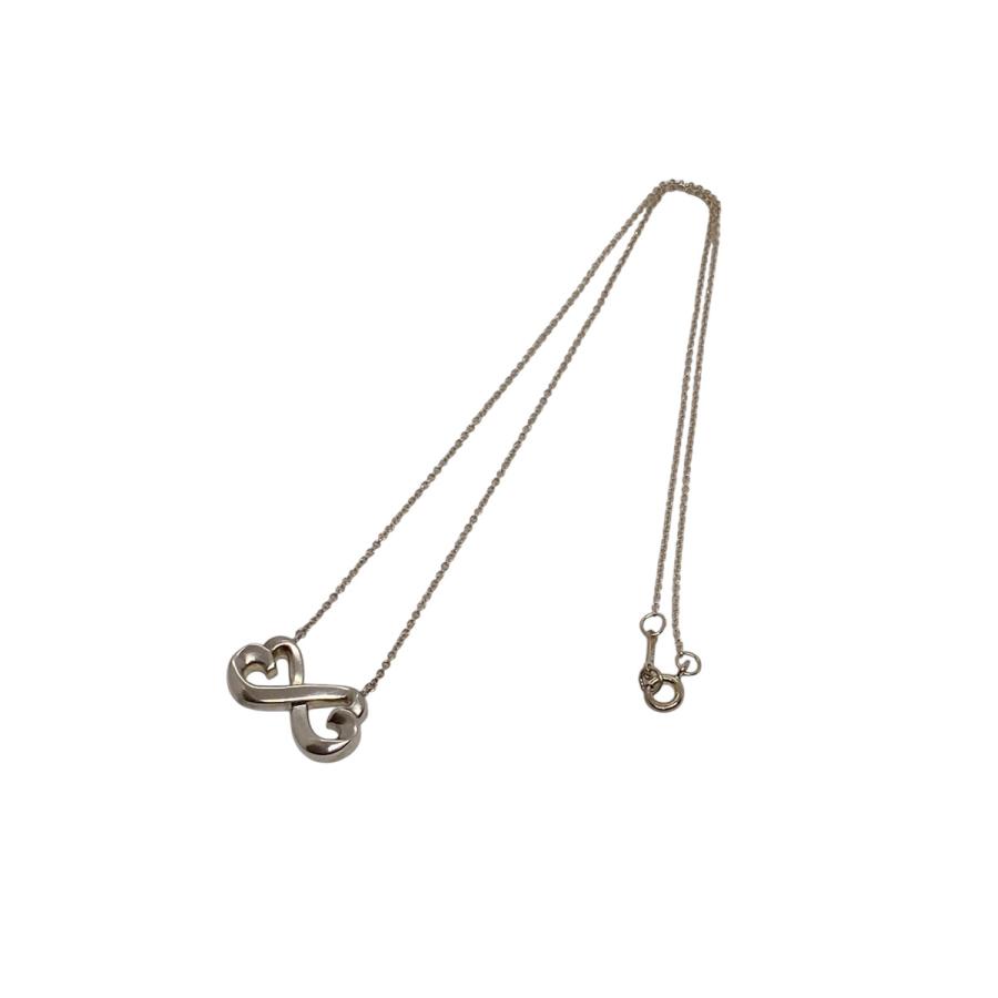 【中古】Tiffany&Co. ティファニー SV925 ダブルラビングハート ネックレス レディース ブランド ABランクの画像