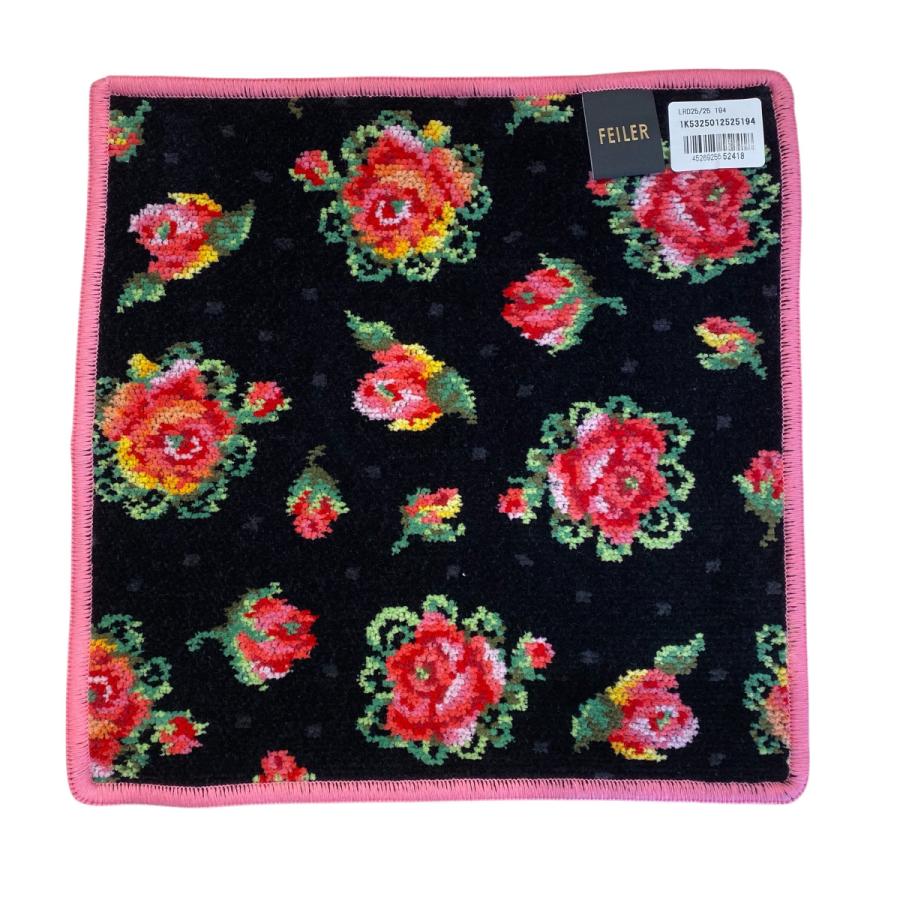 feiler FEILER フェイラー タオルハンカチ 25cm レーシーローズ