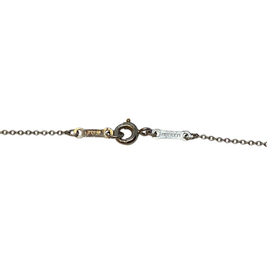 【中古】 TIFFANY&Co. ティファニー エルサ ペレッティ オープンハート ペンダント ネックレス PT950 レディース ブランド ABランクの画像