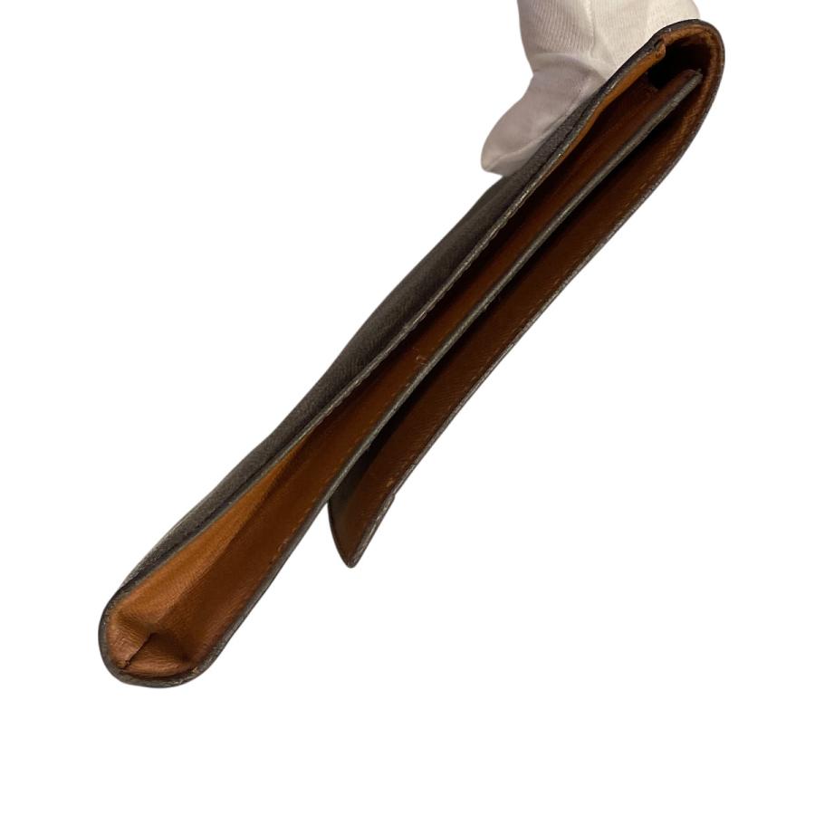 【中古】LOUIS VUITTON ルイヴィトン M51801 ポルト エンベロープ モノグラム クラッチバッグ ブラウン メンズ Bランク_7