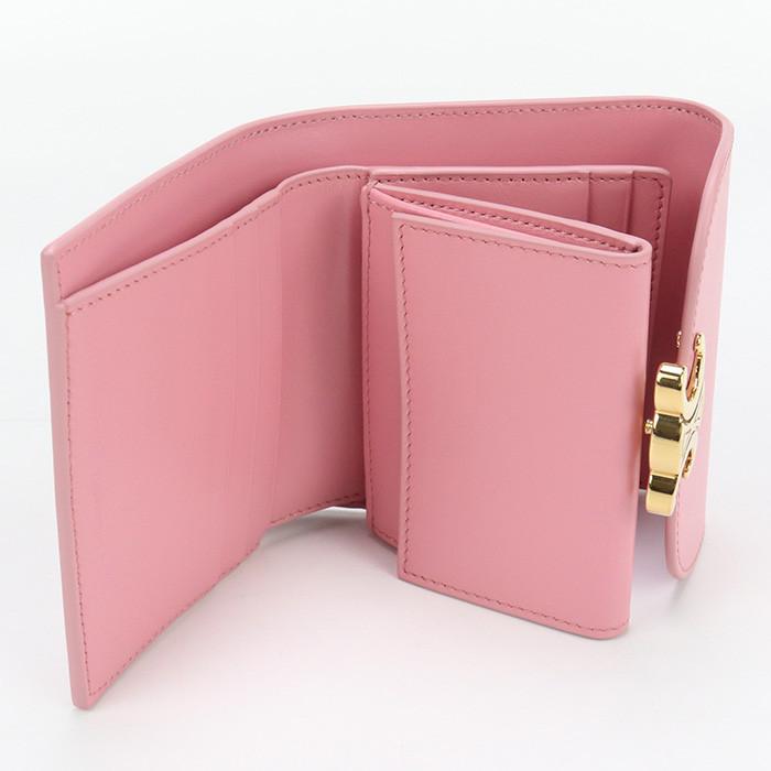 CELINE セリーヌ スモール フラップウォレット トリオンフ CE89486 三  