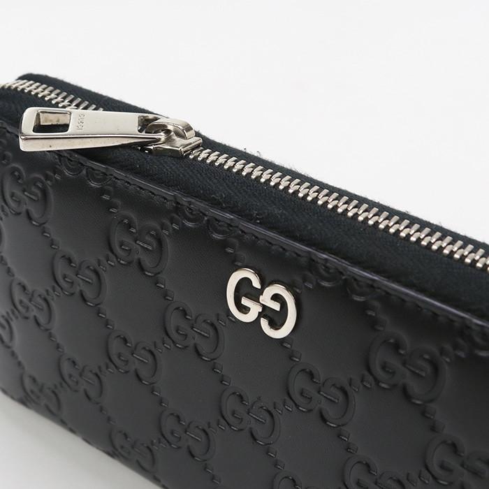 【中古】GUCCI グッチ ジップアラウンドウォレット ドリアン 473928 長財布ラウンドファスナー レザー メンズ Aランクの画像