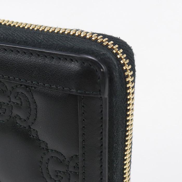 【中古】GUCCI グッチ ジップアラウンドウォレット GGマトラッセ 723784 長財布ラウンドファスナー レザー ジップアラウンドウォレット レディース Aランクの画像