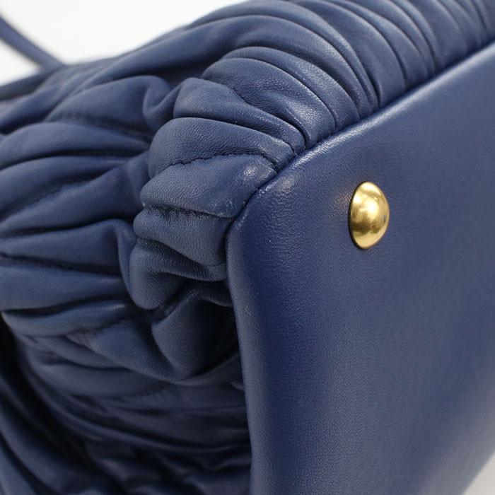 【中古】MIUMIU(OUTLET) ミュウミュウ アウトレット 2WAY マテラッセ トートバッグ/ラムスキン レディース Aランクの画像