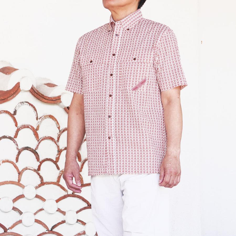 MINSAH 半袖シャツ ピンク 花柄 Amazon.co.jp: 半袖シャツ メンズ 