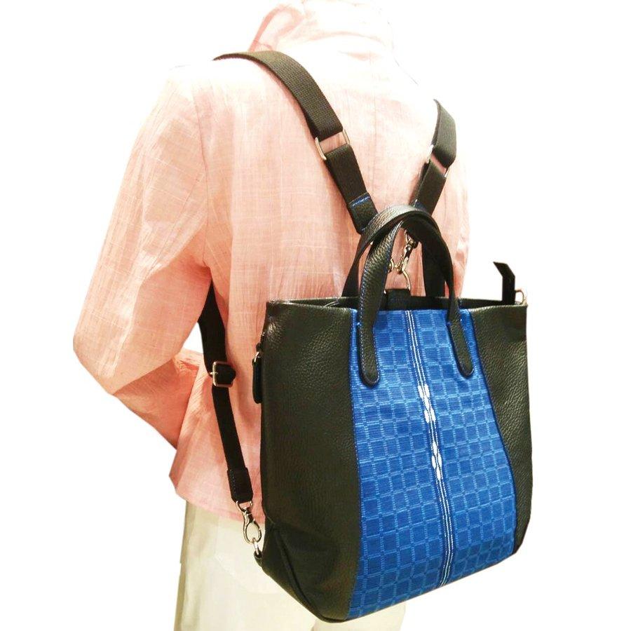 ITUYO] 3Wayリュック革 ブラウン ネイビー カラー2色 【送料無料