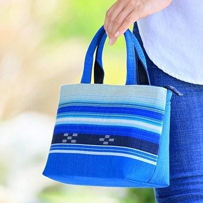 MINSAH] タウントートバッグ カラー3色 : あざみ屋 みんさー工芸館