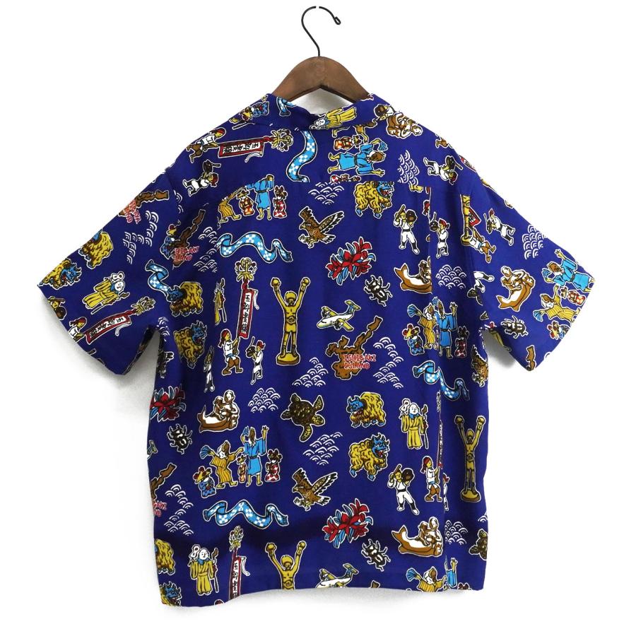 miha＊ページ アロハISHIGAKI［MINSAH BLUE］ユニセックス【送料無料】 : あざみ屋