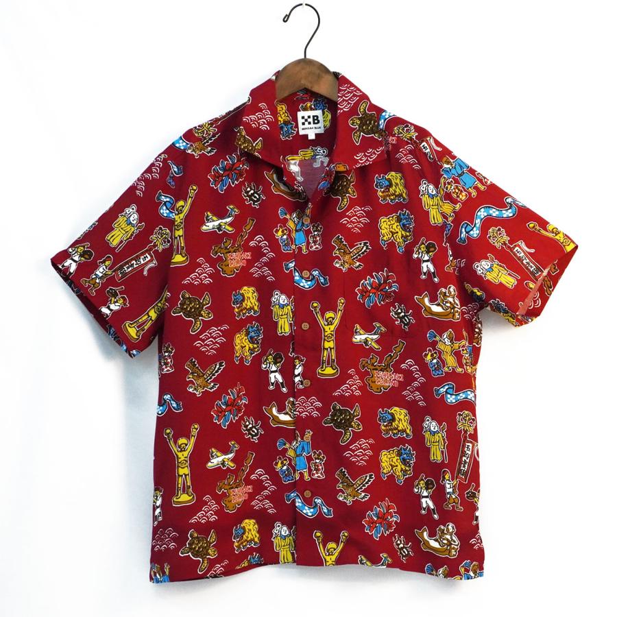 miha＊ページ アロハISHIGAKI［MINSAH BLUE］ユニセックス【送料無料】 : あざみ屋