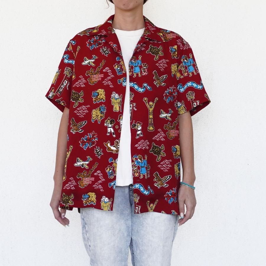 アロハISHIGAKI［MINSAH BLUE］ユニセックス【送料無料】 : あざみ屋