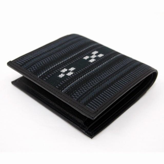 MINSAH] 二つ折財布 二段ボックス革 ヤッサミ黒 【送料無料】 : あざみ