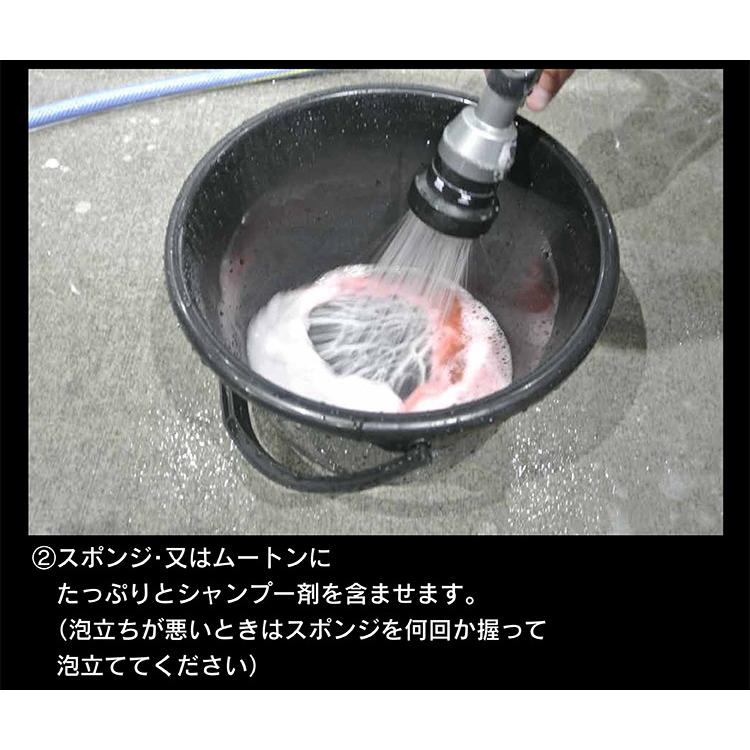 コーティング車用のカーシャンプー 弱酸性 300ml 撥水 洗車グッズ セルフ洗車 手洗い ワックス ディーラーコーティング ガラスコーティング｜minsen｜05