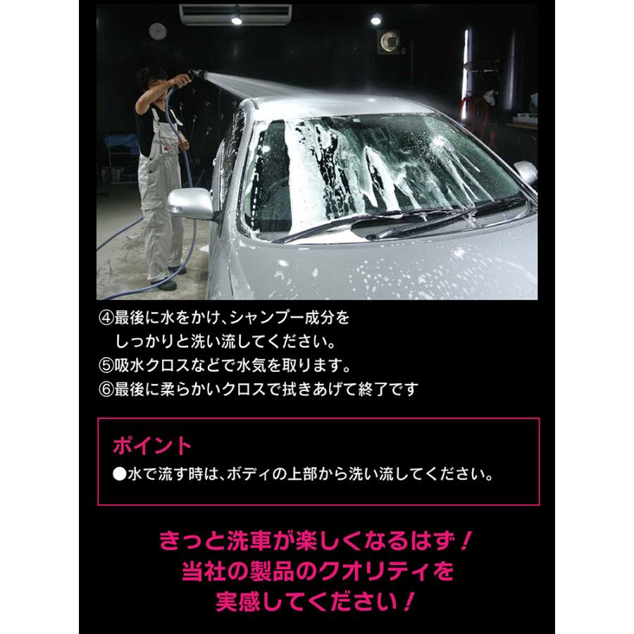 コーティング車用のカーシャンプー 弱酸性 300ml 撥水 洗車グッズ