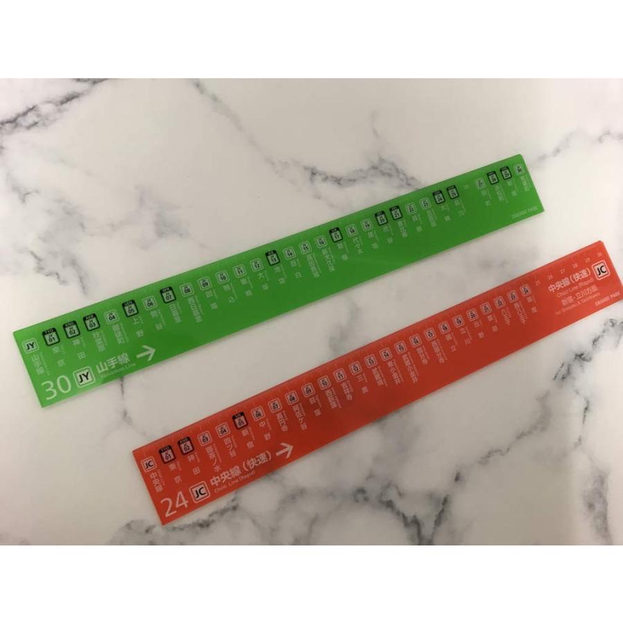 Jr路線スケール 30cm 山手線 定規 ものさし オレンジページ 7137 7137 Mint Garage 通販 Yahoo ショッピング