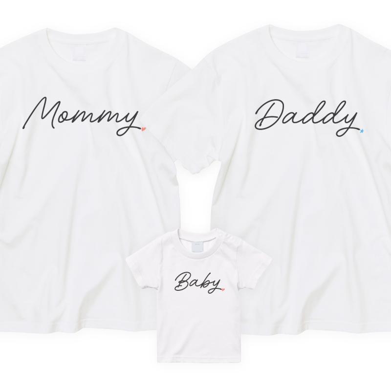 ファミリーtシャツ 3枚セット マタニティフォト 家族 親子 前撮り お揃い T029set3 名入れtシャツ ギフト みんt 通販 Yahoo ショッピング