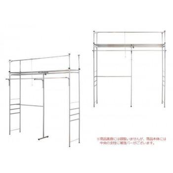 ツッパリクローゼットハンガーラック　フロントハンガー付(奥行53cm)　標準　SK-201S_3