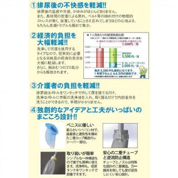 男性用携行型　身体に付けない収尿器　「Mr.ユリナー」　Sサイズ_3