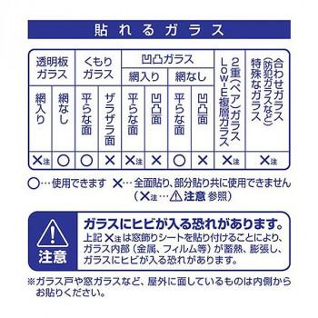 飛散防止効果のある窓飾りシート(大革命アルファ) 90cm幅×15m巻 GHR-9208の画像