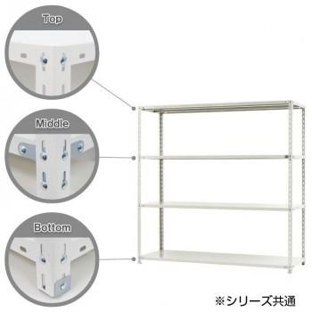 スチールラック　NC1800-18　4段 間口1800×奥行450×高さ1800mm　ホワイト_1