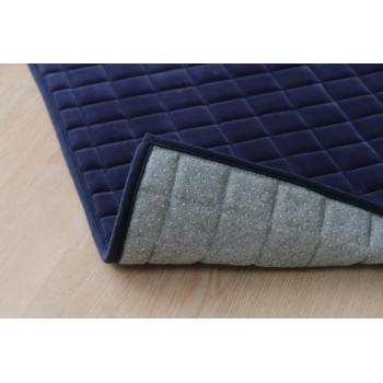 unico 180×120cm ネイビー ラグ リバーシブル ラグ 長方形 無地 もっちり ネイビー 200×250cm 1380000000474 【公式