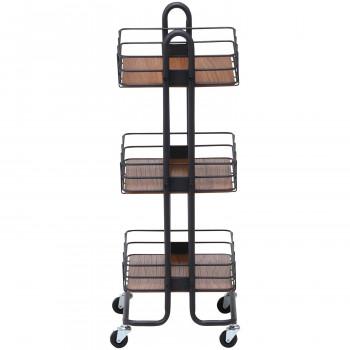 不二貿易 C/D:16696 キッチンワゴン ビクター BK 16696の画像