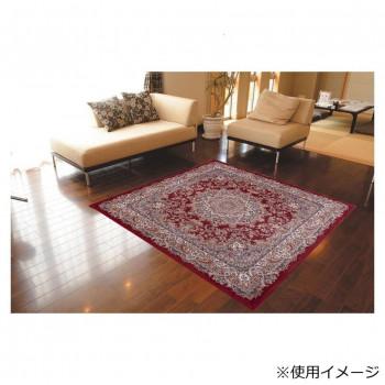 エルディア 転写プリント カーペット レッド 2畳用 200x200cm ELDIA200RE_1