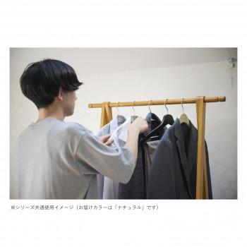弘益(KOEKI) UTILITY 木製コートハンガー ナチュラル WHF55NAの画像