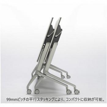 フォールディングテーブル TXR Starela スタリラ 脚:塗装(シルバー色) ホワイト TXR-1545Wの画像