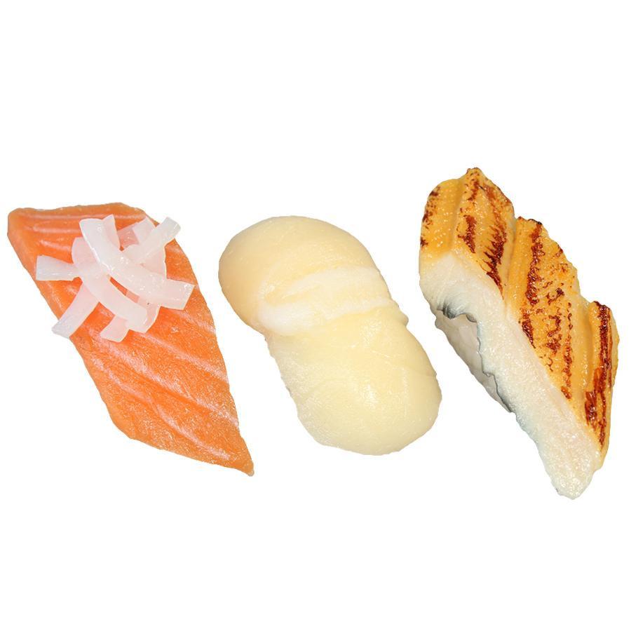 日本職人が作る 食品サンプル 寿司マグネット サーモン 貝柱 穴子 IP-821
