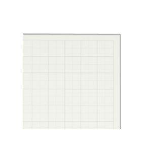 （まとめ） TANOSEE 模造紙（プルタイプ） 本体 788×1085mm 50mm方眼 再生ホワイト 1ケース（20枚） 〔×5セット〕の画像