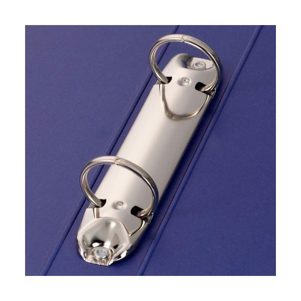 （まとめ） TANOSEE Oリングファイル（紙表紙） A4タテ 2穴 220枚収容 背幅36mm 赤 1セット（10冊） 〔×3セット〕の画像