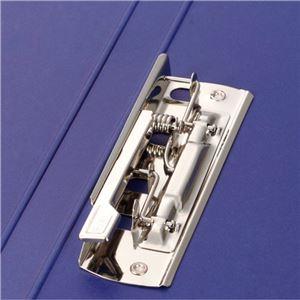 ds-（まとめ） TANOSEE クランプファイル（紙表紙） A4タテ 100枚収容 背幅18mm 茶 1セット（10冊） 〔×5セット〕_1