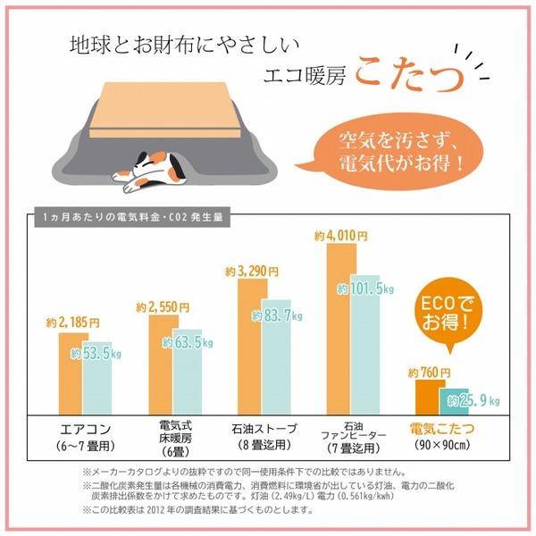 ds-ギャッベ柄 こたつ布団 〔正方形 グリーン 約205cm×205cm〕 洗える マイクロファイバー_10