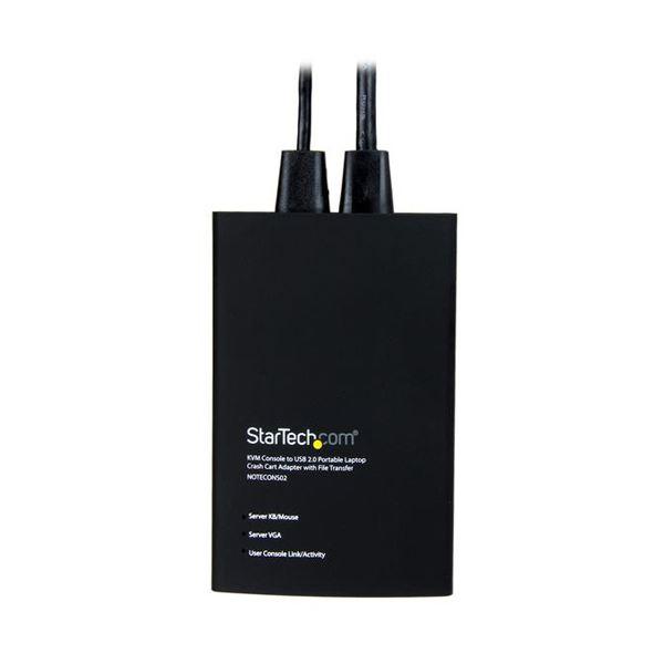 ds-StarTechKVM-USB2.0クラッシュカードアダプタ ファイル転送機能付き NOTECONS02 1個_1