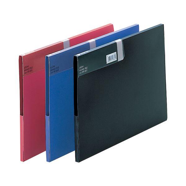 ds-(まとめ) ライオン事務器 ハンドファイル A4背幅10mm 黒 HF-851 1冊 〔×30セット〕_2